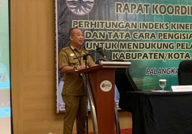 DLH Prov Kalteng Gelar Rakor dan Sosialisasi Perhitungan IKPS