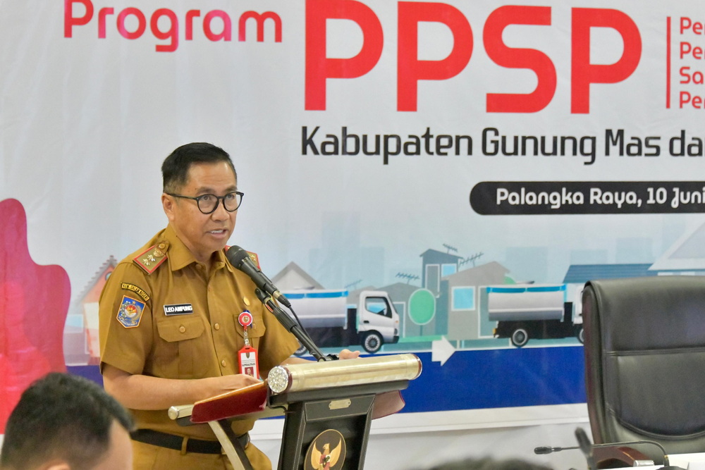 Bappedalitbang Kalteng Gelar Coaching Clinic 1 Implementasi SSK Program PPSP Kabupaten Gumas dan Barut