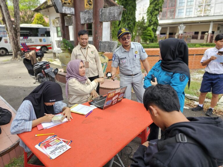 Tingkatkan Kepatuhan Pajak Kendaraan, Jasa Raharja Kalteng Dukung Pelaksanaan Operasi Gabungan di Wilayah Kota Palangka Raya