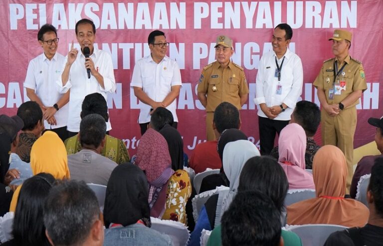 Pj Bupati Deddy Winarwan Dampingi Kunker Presiden Joko Widodo di Kabupaten Barsel