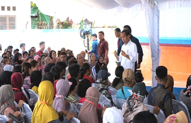 Hari Kedua di Kalteng, Presiden Didampingi Gubernur Kunjungi Kabupaten Barsel