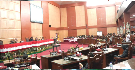 DPRD Palangka Raya Gelar Rapur ke - 8 Masa Sidang III Tahun Sidang 2023-2024