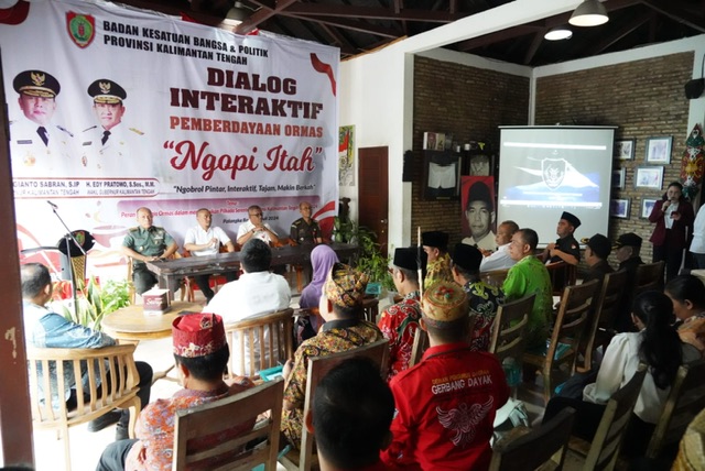 Pemprov Kalteng Gelar Dialog Interaktif Pemberdayaan Ormas “NGOPI ITAH”