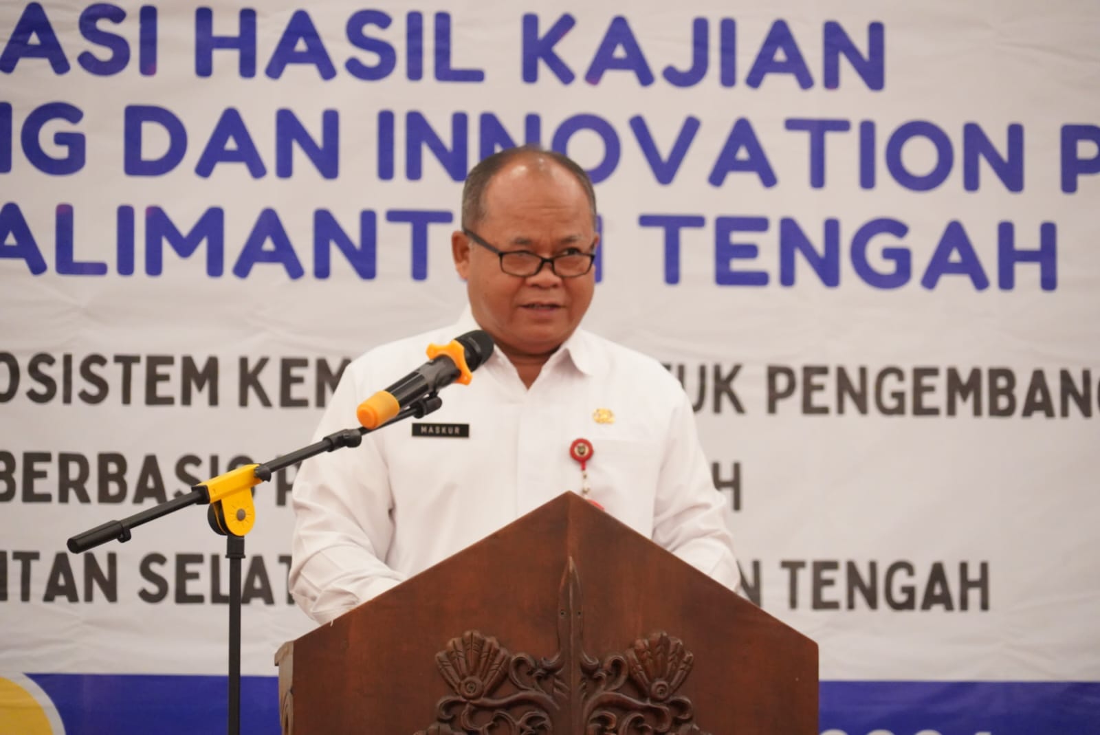 Plh Asisten Pemkesra Buka Diseminasi Hasil Kajian Workforce Planning dan Innovation Planning Provinsi Kalteng