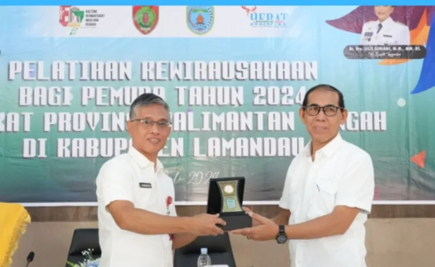 Wakili Pj Bupati Lamandau, Sekda Irwansyah Resmi Buka  Pelatihan Kewirausahaan