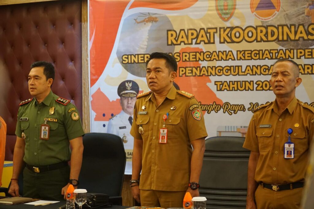 BPBPK Kalteng Gelar Rakor Sinergisitas Rencana Kegiatan Pengendalian dan Penanggulangan Karhutla Tahun 2025