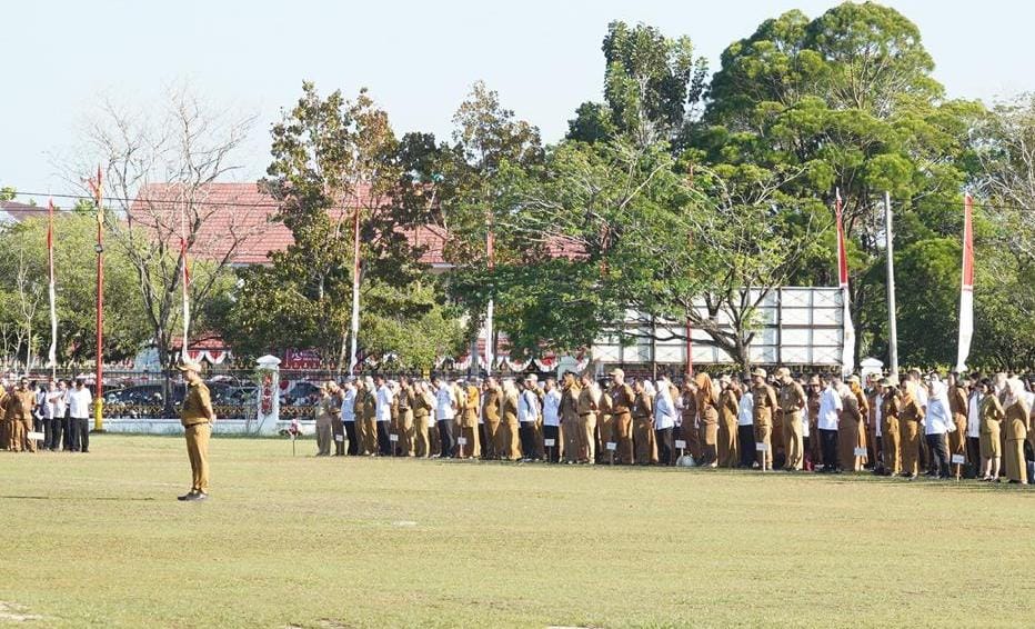 Pemprov Kalteng Laksanakan Apel Bersama ASN