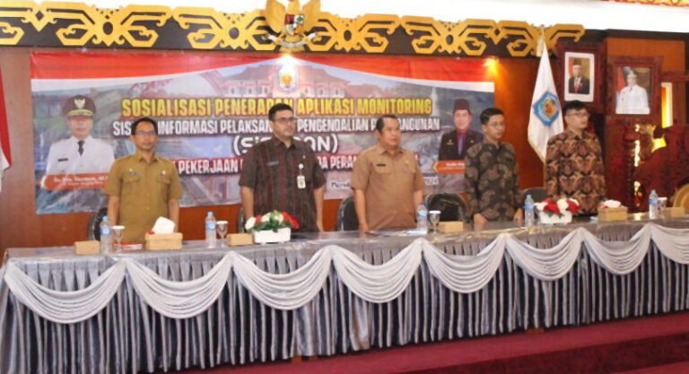 Pj Sekda Mura Buka Acara Sosialisasi Penerapan Aplikasi Monitoring SiSAPAN