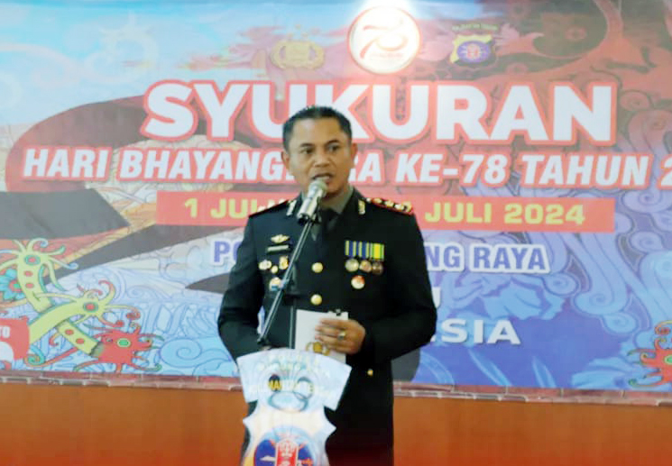 Polres Mura Gelar Acara Syukuran Peringatan HUT Bhayangkara Ke-78