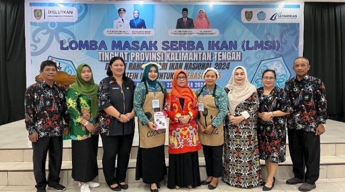 Kapuas Raih Juara Umum Lomba Masak Serba Ikan Tingkat Provinsi Kalteng