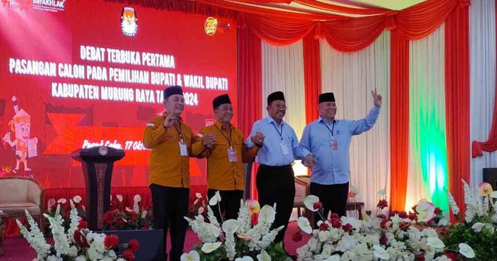 KPU Gelar Debat Terbuka Paslon Bupati dan Wakil Bupati Mura