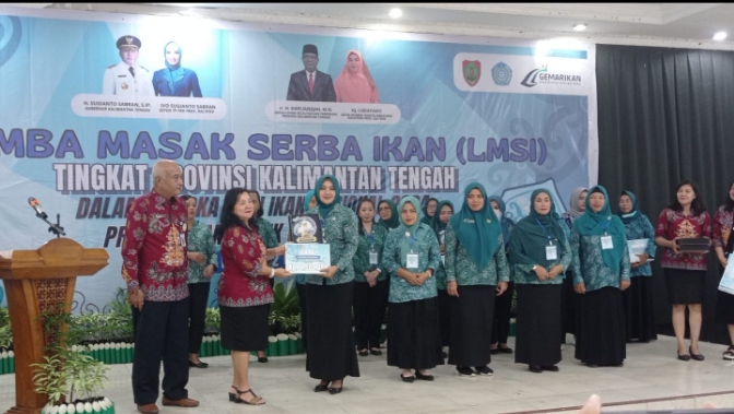 Kapuas Raih Juara Umum Lomba Masak Serba Ikan Tingkat Provinsi Kalteng