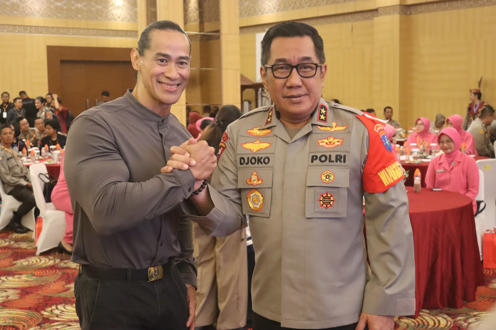 Hadirkan Ade Rai, Polda Kalteng Gelar Seminar Kesehatan Dukung Program Presiden Prabowo