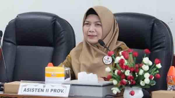 Plh Sekda Sri Ikuti Rakor Pengendalian Inflasi Secara Virtual Bersama Mendagri