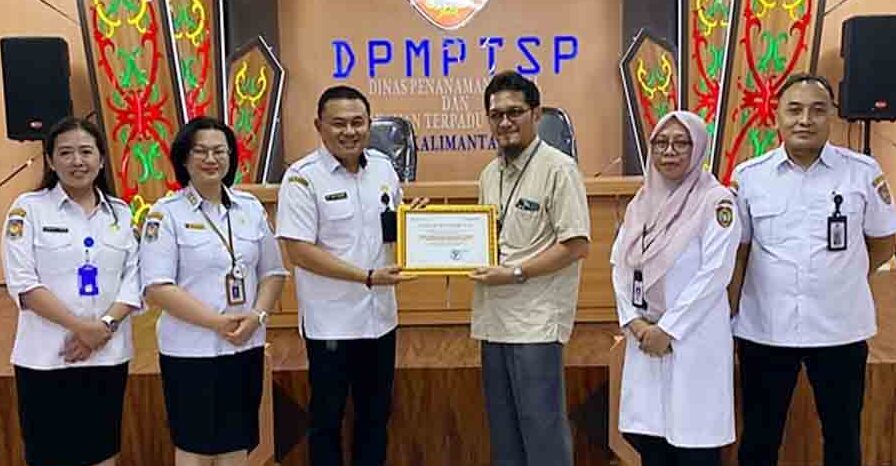 Responsif Dukung Penyusunan PDRB Triwulanan, DPMPTSP Kalteng Terima Penghargaan dari BPS