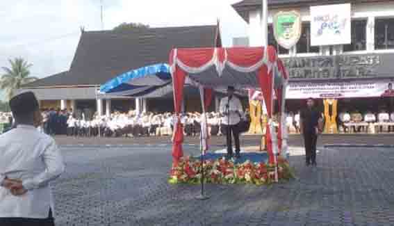 Pj Bupati Barito Utara Pimpin Upacara Peringatan Hari Amal Bhakti ke- 79