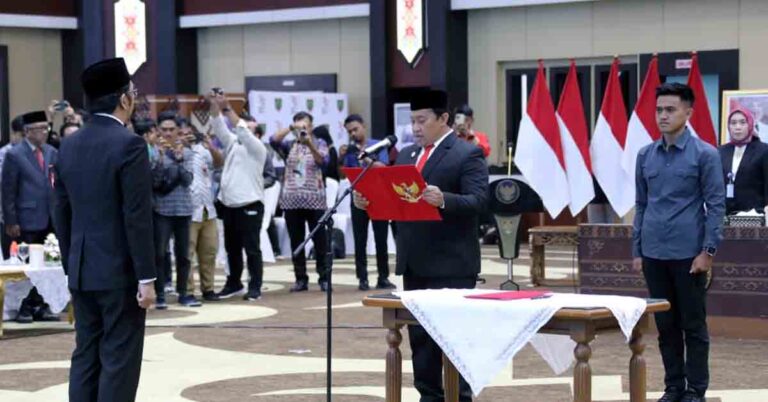 Wagub Edy Pratowo Kukuhkan Kepala BPKP Provinsi Kalteng