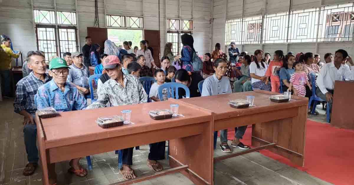 Wakil Ketua I DPRD Murung Raya Disambut Hangat di Desa Biha