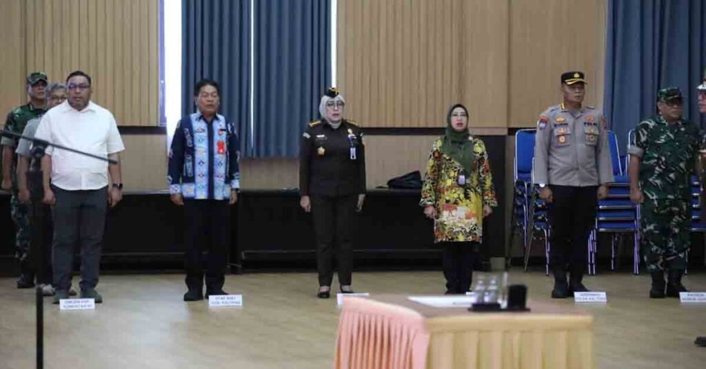 Plh Sahli Bidang Pemkumpol Hadiri Pelantikan Satgas P3H Kejati Kalteng Tahun 2025