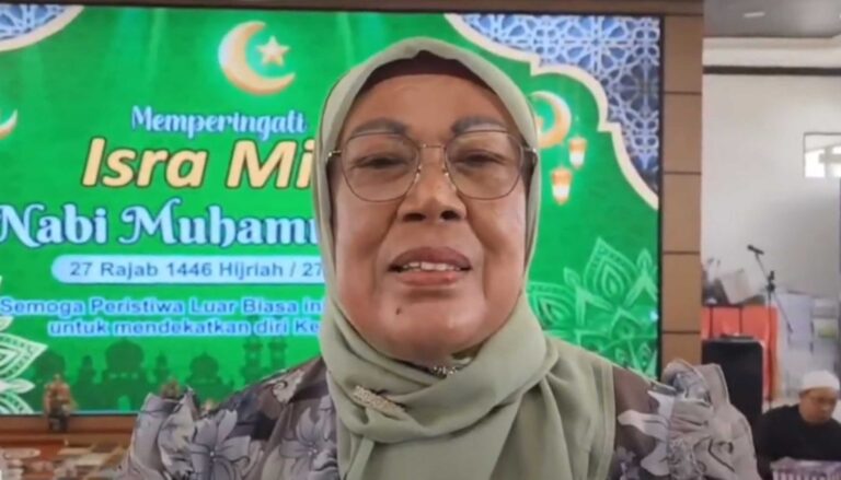 Hadiri Peringatan Isra Mi'raj, ini Kata Sri Ngatin
