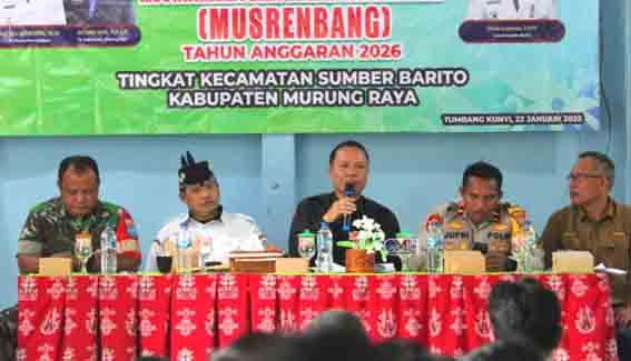 Saring Aspirasi Masyarakat, Pemkab Mura Gelar Musrenbang Tingkat Kecamatan Sumber Barito