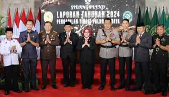 Wakil Ketua II DPRD Kalteng Hadiri Sidang Pleno Laporan Tahunan Pengadilan Tinggi Palangka Raya Tahun 2024