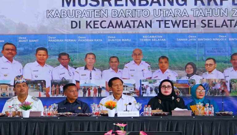 Pj Bupati Barito Utara Hadiri Musrenbang RKPD di Kecamatan Teweh Selatan