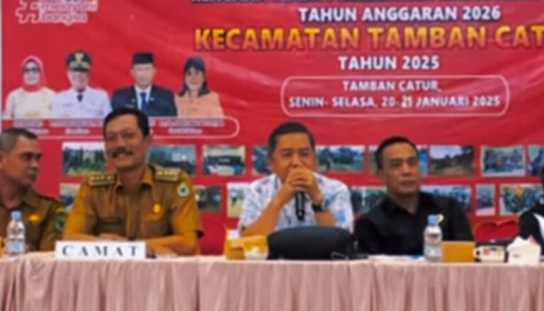 Musrenbang RKPD Tingkat Kecamatan Tamban Catur Dihadiri Anggota DPRD Kapuas Dapil V
