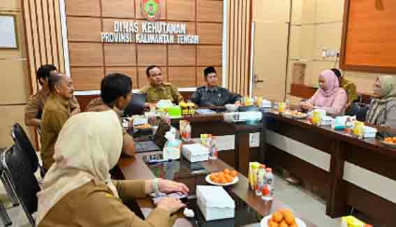 Komisi I DPRD Lakukan Kunker ke Dinas Kehutanan Kalteng