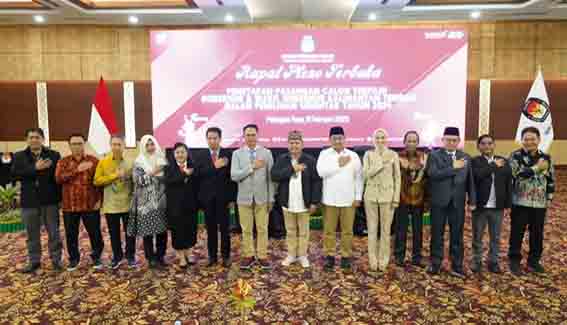 Ketua DPRD Kalteng Hadiri Rapat Pleno Terbuka Penetapan Pasangan Calon Terpilih Gubernur dan Wakil Gubernur Kalteng