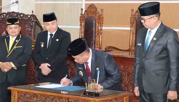 DPRD Gelar Rapur Penyampaian Visi Misi Bupati Kapuas