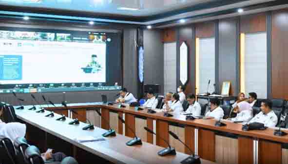 Pemkab Barut Ikuti Peluncuran Indikator MCP Tahun 2025 Bersama KPK RI