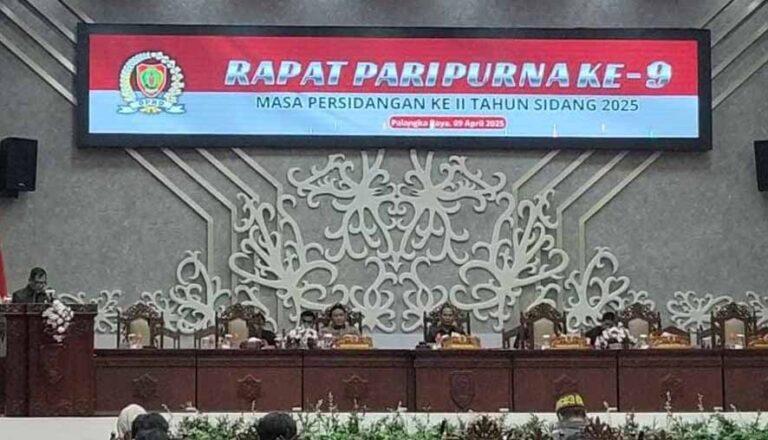 DPRD Kalteng Gelar Rapur ke-9 Masa Persidangan II Tahun Sidang 2025
