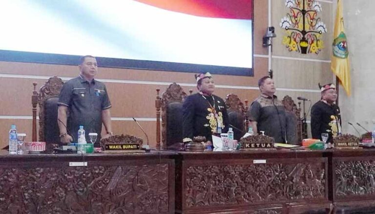 DPRD Kapuas Gelar Rapur Penyampaian Pandangan Umum Fraksi Terkait Pemekaran Kecamatan Mantangai