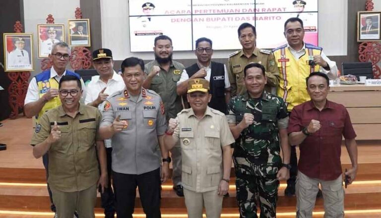 Bupati Mura Ikuti Rakor Penanganan Banjir di Wilayah DAS Barito