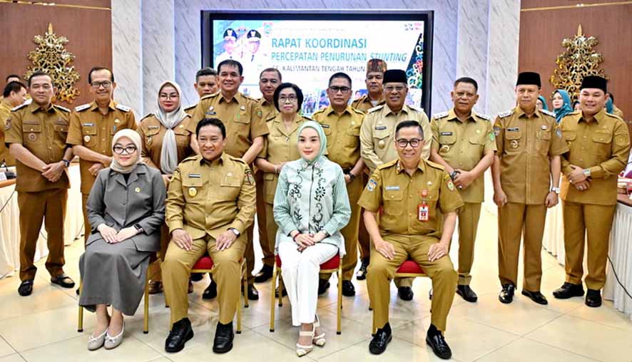 Wakil Ketua I DPRD Kalteng Ikuti Rakor Percepatan Penurunan Stunting