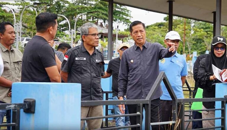 Pj Bupati Tinjau Rencana Pembangunan Pantai Buatan di Bumi Perkemahan Panglima Batur