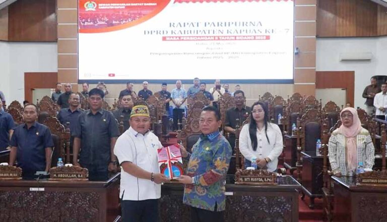 DPRD Kapuas Gelar Rapur Penyampaian Rancangan Awal RPJMD 2025-2029