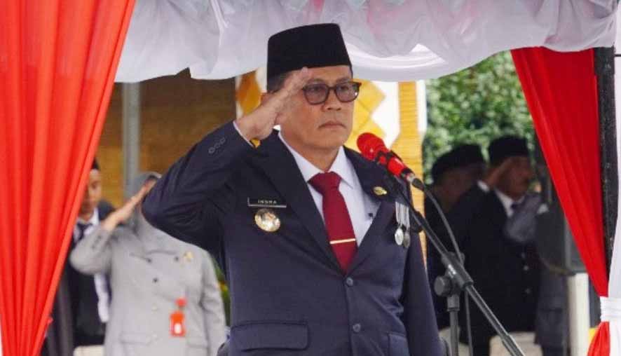 Pj Bupati Inspektur Upacara Peringatan Hari Lahir Pancasila Tingkat Kabupaten Barito Utara