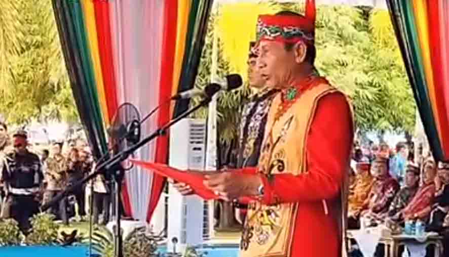 Unsur Pimpinan dan Anggota DPRD Hadiri Upacara Peringatan Hari Jadi ke-68 Provinsi Kalteng
