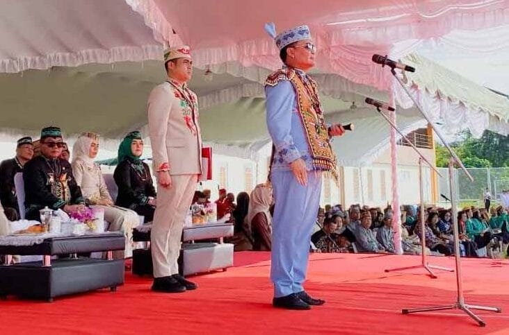 Gubernur Kalteng Pimpin Upacara Peringatan Harjad ke-23 Kabupaten Pulang Pisau