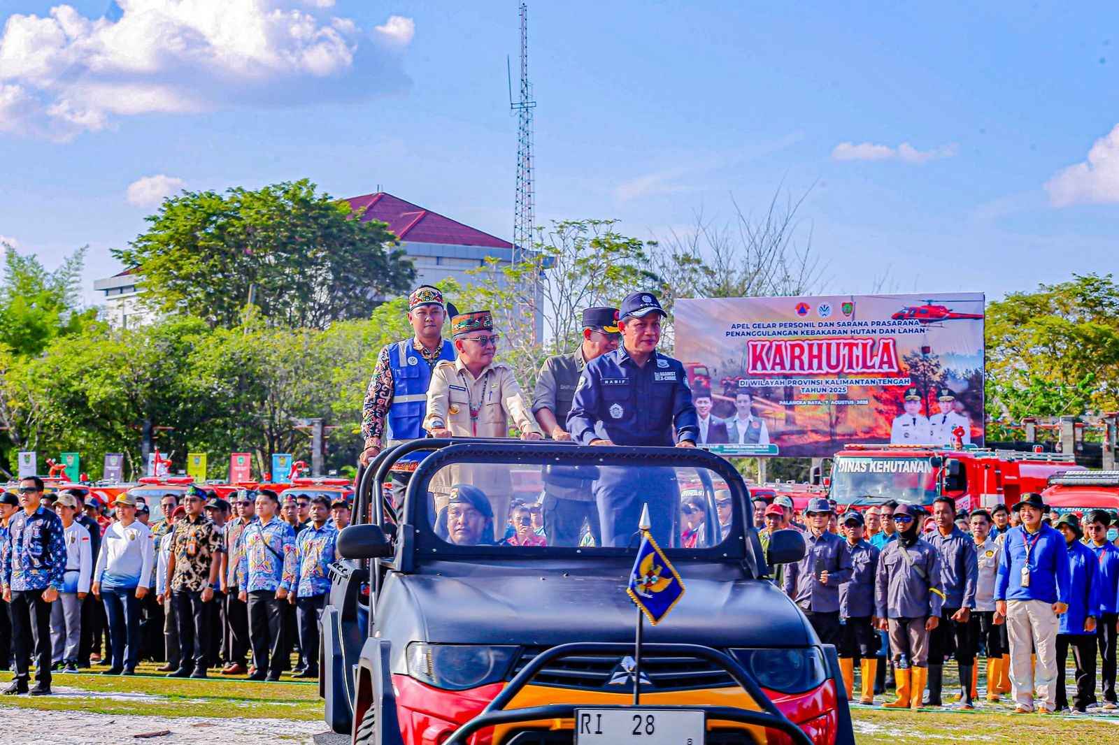 Menteri LH Pimpin Apel Penanggulangan Karhutla di Kalteng