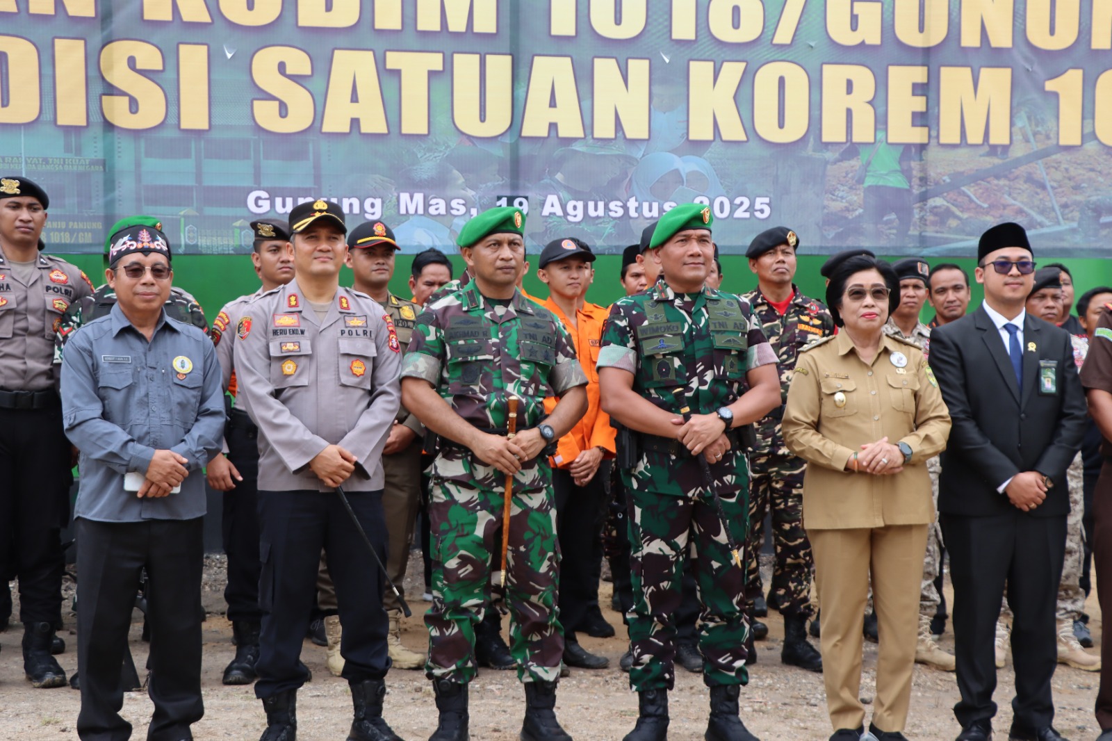 Kapolres Gumas Tegaskan Sinergi TNI-Polri Semakin Solid di Peresmian Kodim 1018/Gumas
