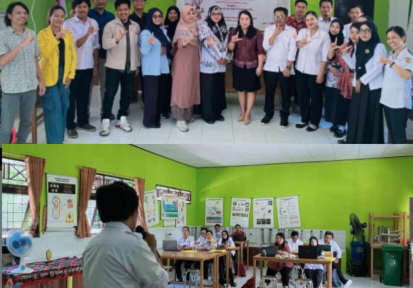 Dosen Prodi Sendratasik FKIP UPR Laksanakan Pengabdian & Kerjasama Digital Art School di SMPN 4 dan Desa Telangkah