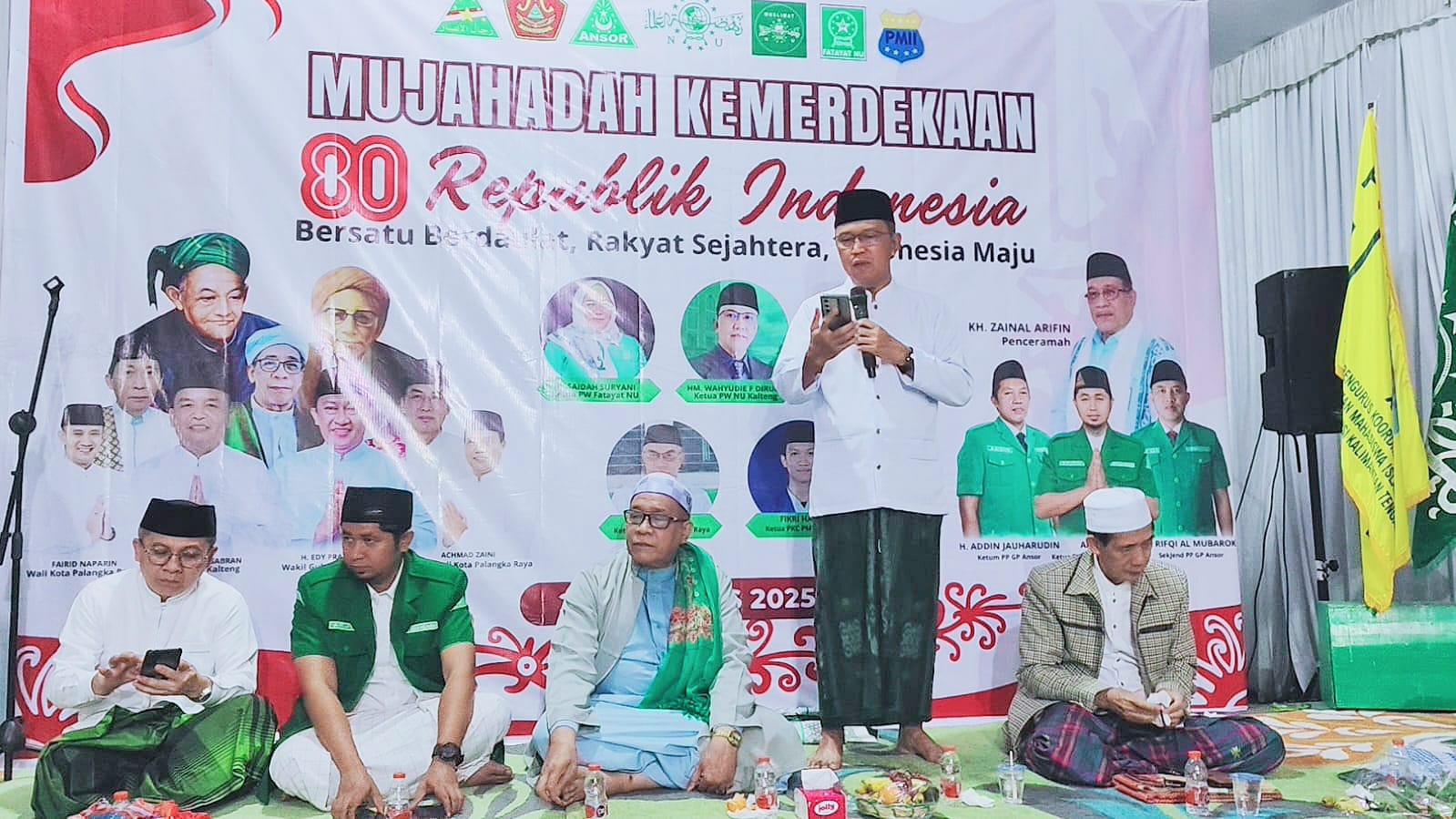 Mujahadah Kemerdekaan, Ketua Lesbumi NU Ajak Masyarakat Isi Kemerdekaan Dengan Prestasi