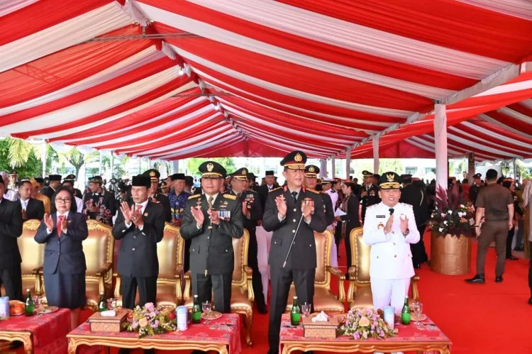 Ketua DPRD Kalteng Hadiri Upacara Peringatan Hari Bhayangkara ke-79