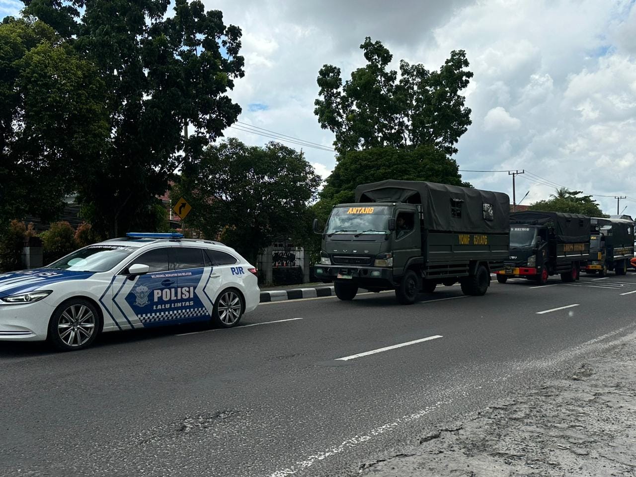 Perkuat Sinergitas TNI-Polri, Patroli Gabungan Sisir Sejumlah Titik Vital