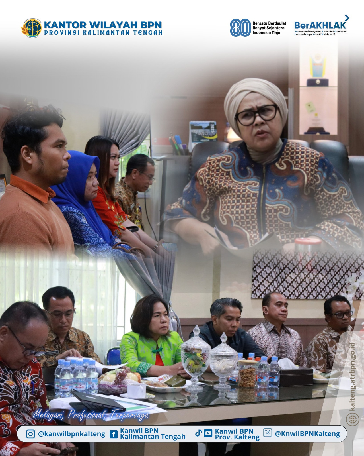 Tinjau Kantah Kapuas, Kakanwil BPN Kalteng Pastikan Pelayanan Optimal untuk Masyarakat