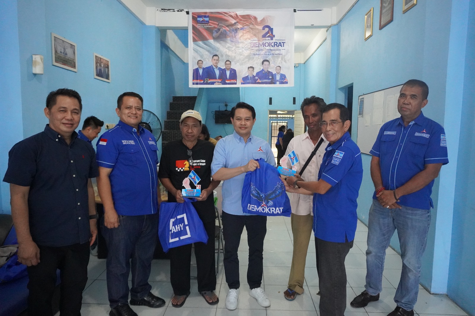 HUT ke-24, Demokrat Kalteng Gelar Silaturahmi dan Berbagi ke Panti Asuhan