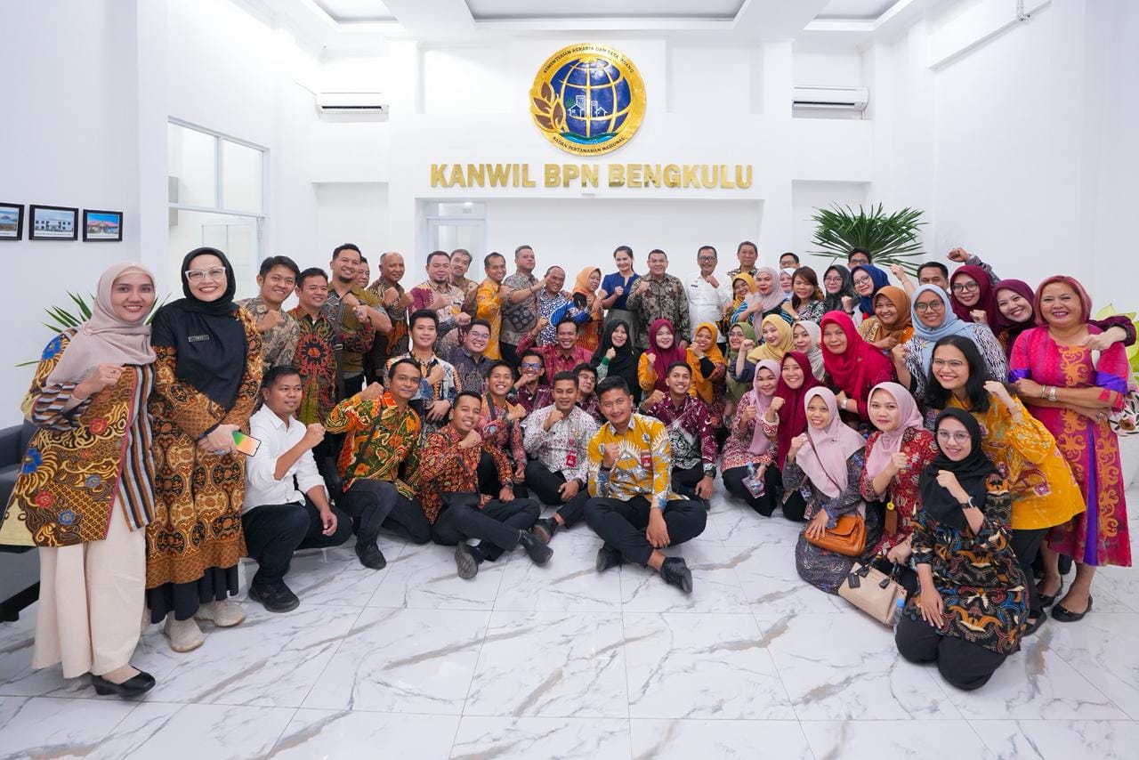 Kunjungi Kanwil BPN Provinsi Bengkulu, Ini Pesan Wamen Ossy
